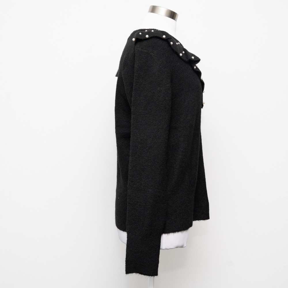 ICHI - Pearl Embellished Ruffle Sweater‎ - Picture 13 of 13